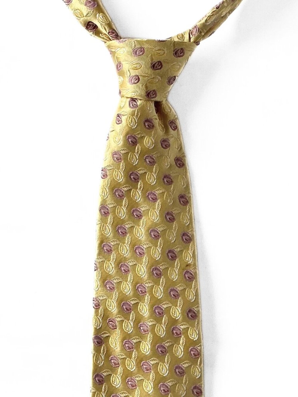 Ermenegildo Zegna Floral Silk Tie 3.75"
